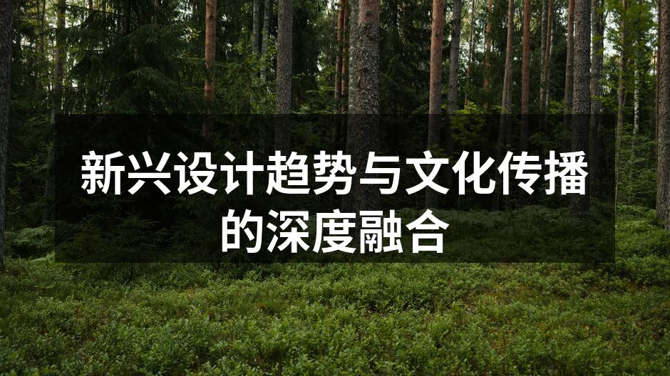 新兴设计趋势的展示